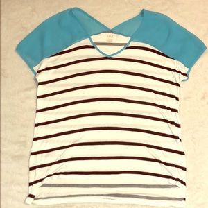 a.n.a Striped Misses Top